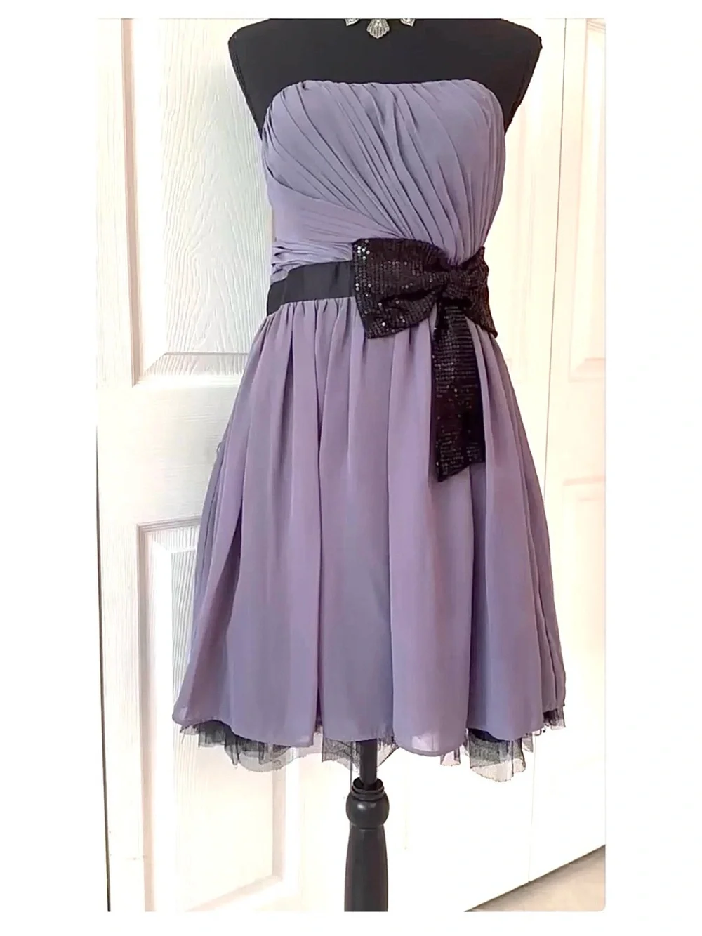 white seersucker dress Hope & Henry - Girls Organic Empire Waist white slip dress Marine Layer makes the Navy Blue Satin Wedding Size:Child-2
